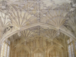 Harry Potter Filming Locations: Divinity School ceilings (the Hogwarts Infirmary). Photo courtesy of James Clark, via Flickr Commons.
