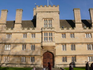 Oxford University: Wadham College. Image courtesy of Andrew Gray.
