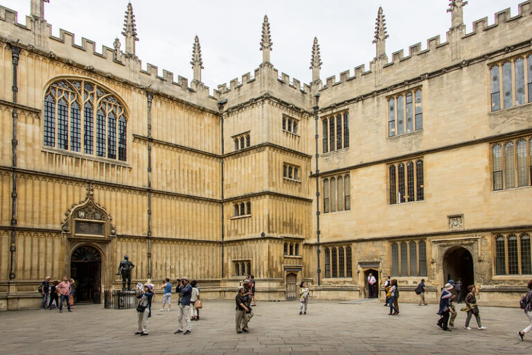 The Bodleian Library - Entrance. Image courtesy of Billy Wilson.