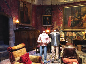 Gryffindor Common Room from the Harry Potter movies. Image courtesy of Ruth Hatrnup via Flickr Commons.