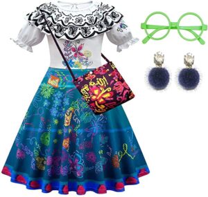 Mirabel Costume Encanto Dress for Girls