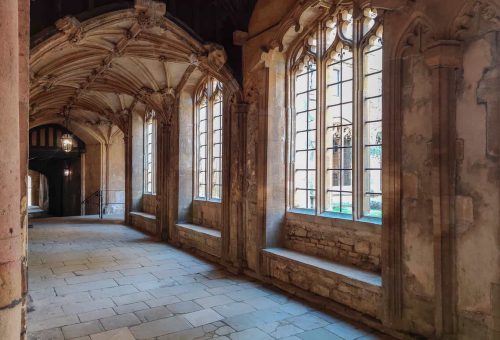 Christ Church Cloisters in Oxford.