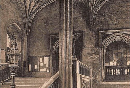Oxford Vintage & Old Photos: Oxford Christ Church College: Staircase